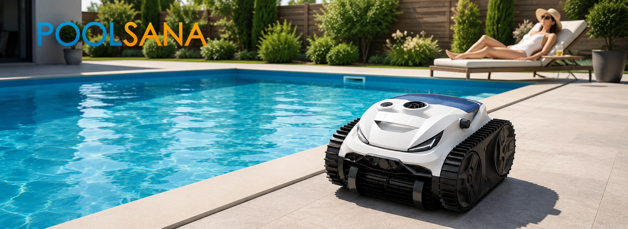 POOLSANA C11P Pathfinder WiFi akkumulátoros medence tisztító robot